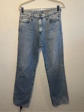 AG Alexxis High Rise Vintage Straight Light Wash Jeans 100% Cotton Size